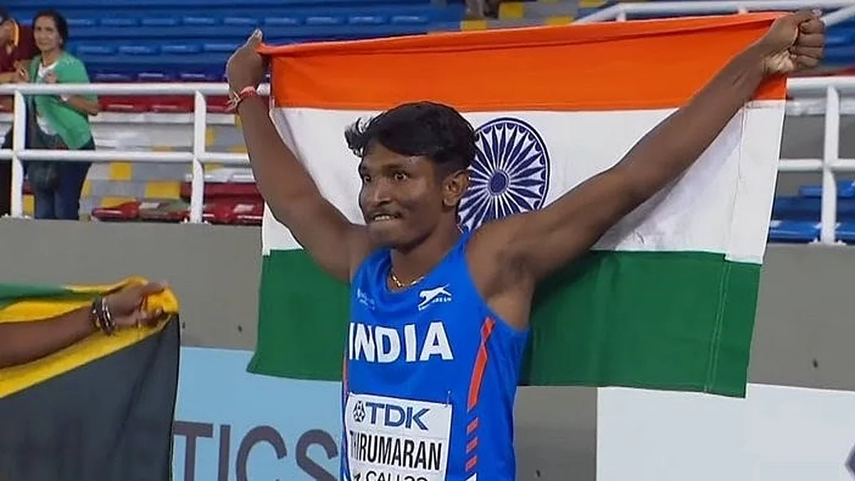 World U20 Athletics C'ship: Triple jumper Selva P Thirumaran clinches silver