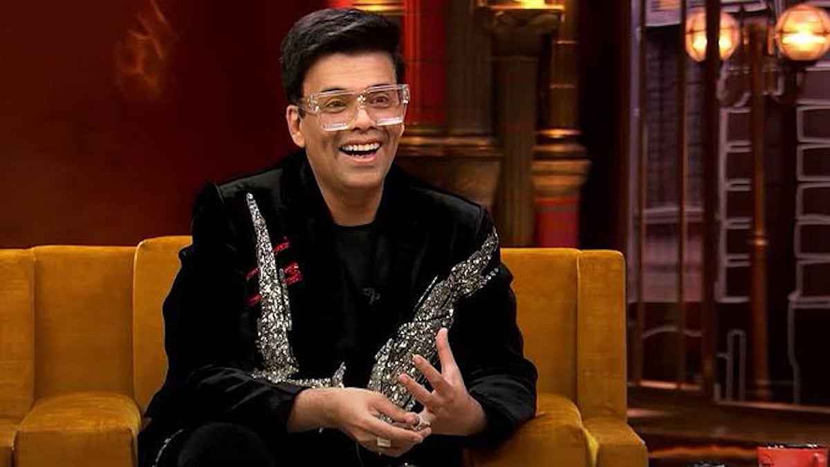 Johar disclosed his decision to discuss about his anxiety attack recently openly during an episode of his talk show "Koffee with Karan 8" (Photo: Twitter/@Mohit_ElJefe)