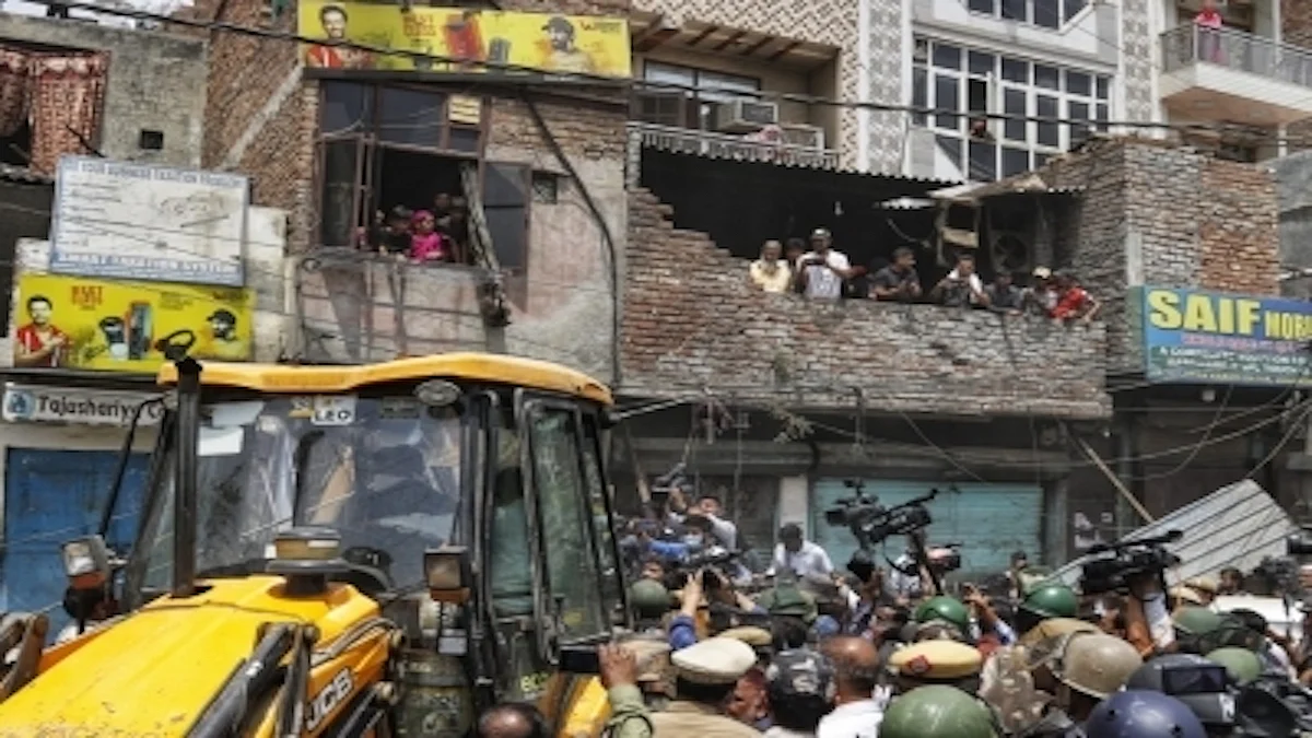 To be poor is a grave crime in India, and bulldozers are always at hand to remind them of it