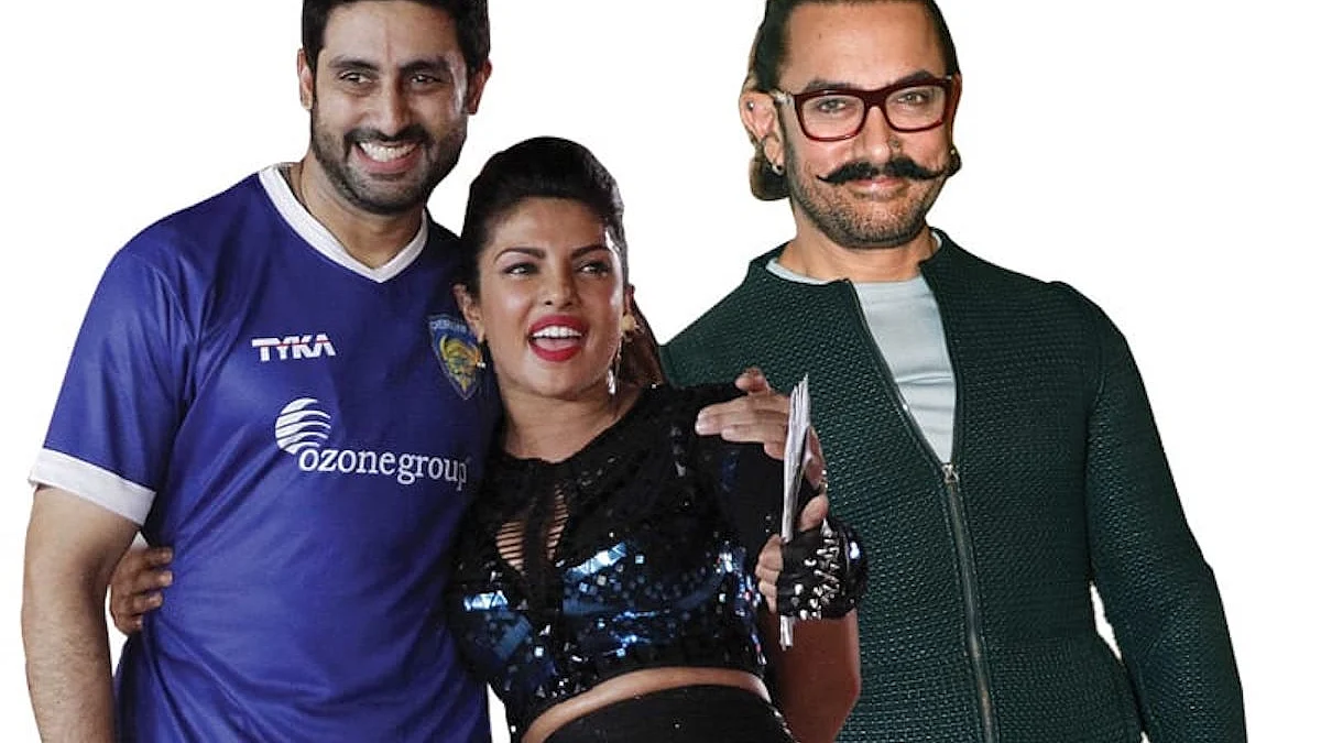 Abhishek Bachchan, Priyanka Chopra and Aamir Khan
