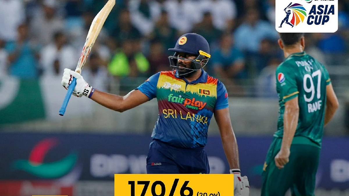 Asia Cup 2022 Final: Rajapaksa's fiery knock takes Sri Lanka to 170/ 6 against Pakistan