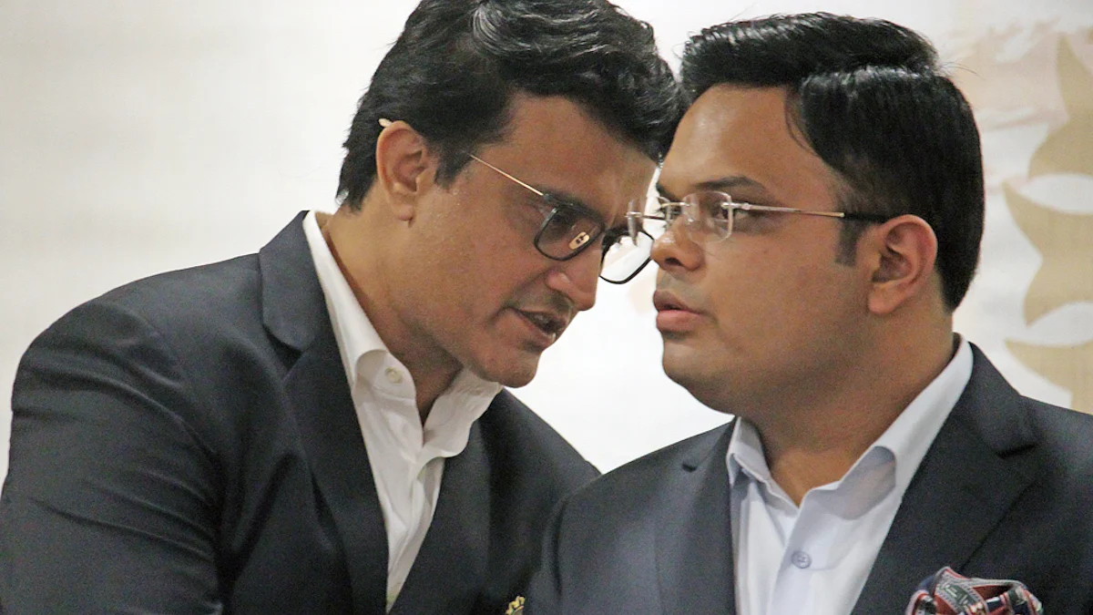 BCCI president Sourav Ganguly and secretary Jay Shah 