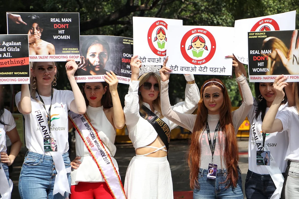 International Girl Child Day: Beauty queens from 25 countries raise voice against domestic violence