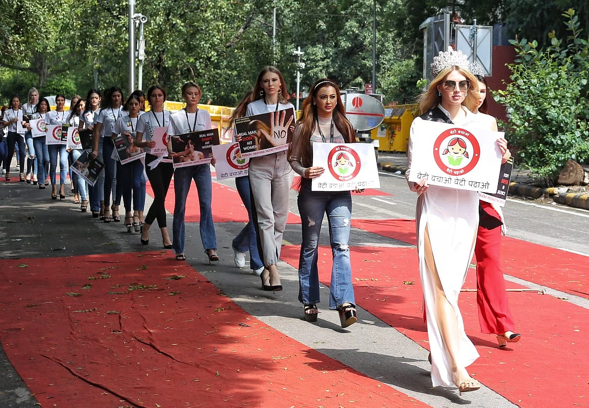 International Girl Child Day: Beauty queens from 25 countries raise voice against domestic violence