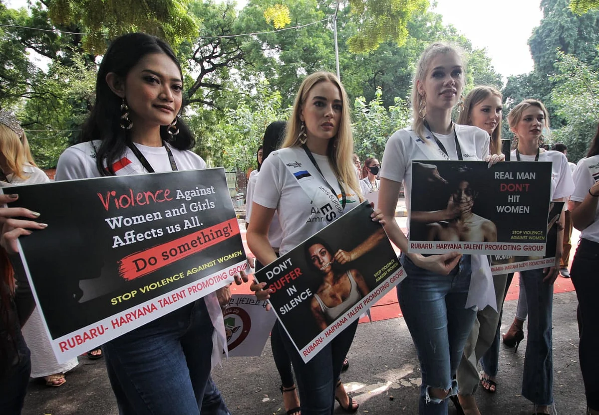 International Girl Child Day: Beauty queens from 25 countries raise voice against domestic violence