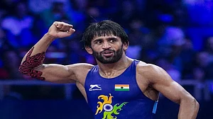 Indian men’s 65 kg freestyle wrestler Bajrang Punia (Photo Courtesy: IANS)