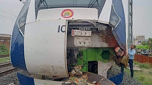 Gujarat: Newly launched Mumbai-Gandhinagar Vande Bharat train suffers minor damage after hitting buffaloes