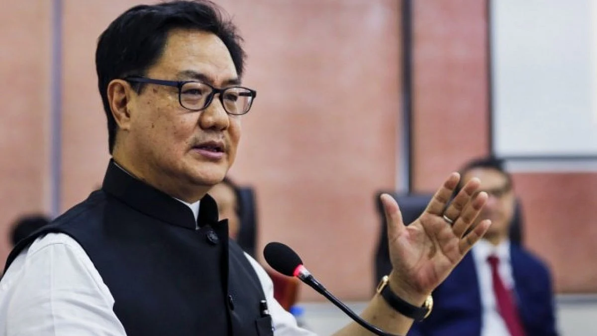Minister of State for Law and Justice Kiren Rijiju