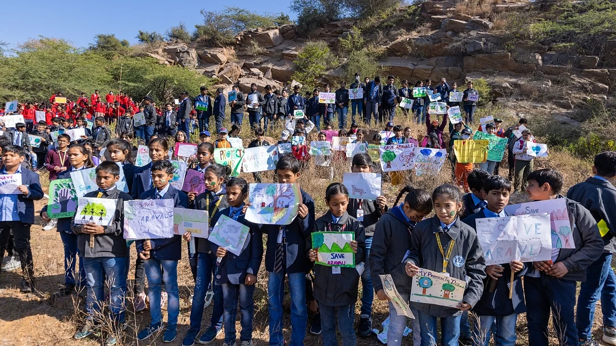 School students from Schools across NCR join the call to save Aravallis.