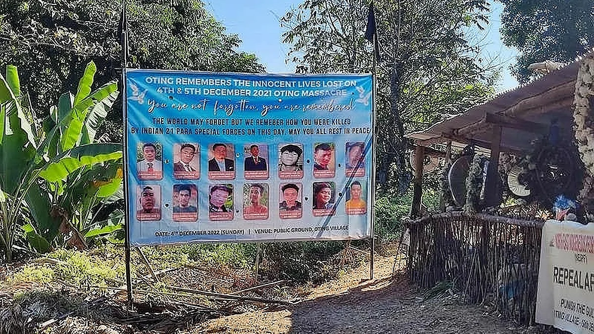 Nagaland killings - Black flag protests in 6 districts