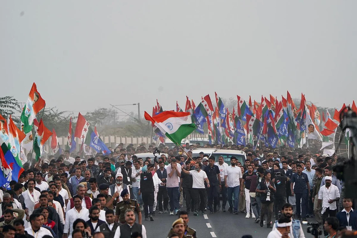 Bharat Jodo Yatra: Rahul interacts with people, takes bullock cart ride in Rajasthan's Bundi