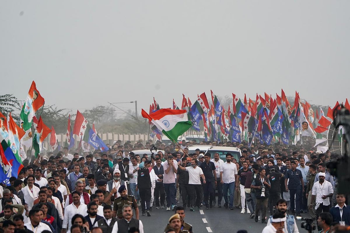 Bharat Jodo Yatra: Rahul interacts with people, takes bullock cart ride in Rajasthan's Bundi
