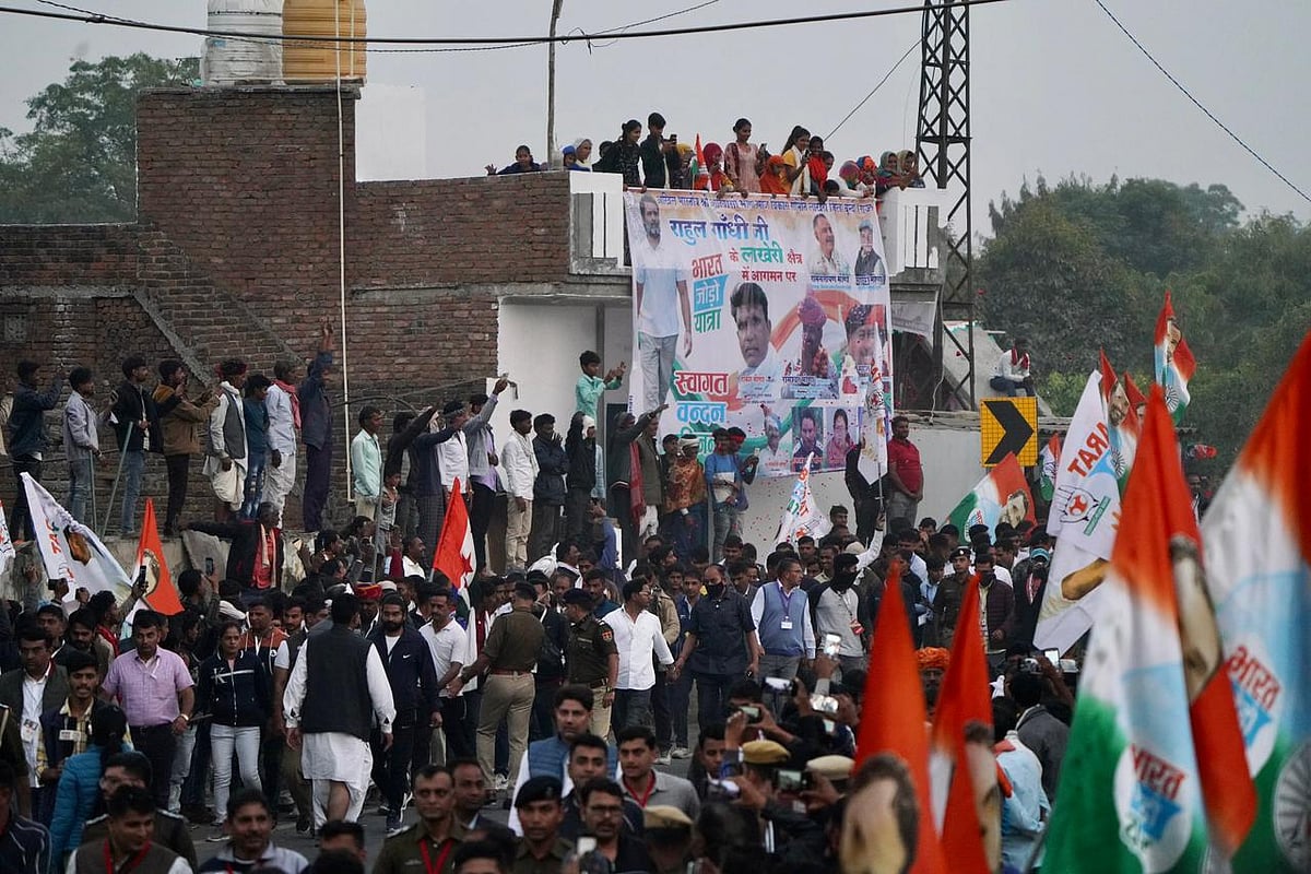 Bharat Jodo Yatra: Rahul interacts with people, takes bullock cart ride in Rajasthan's Bundi