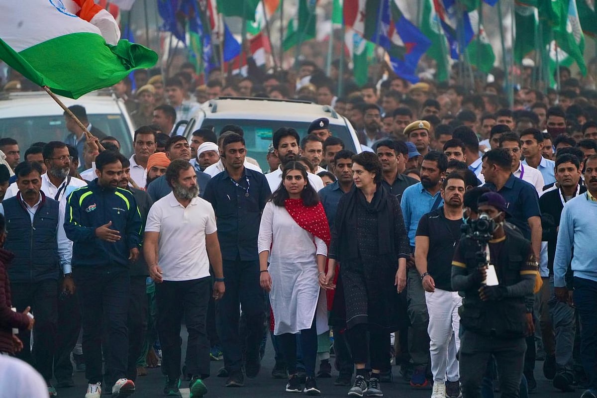 Bharat Jodo Yatra: Rahul interacts with people, takes bullock cart ride in Rajasthan's Bundi