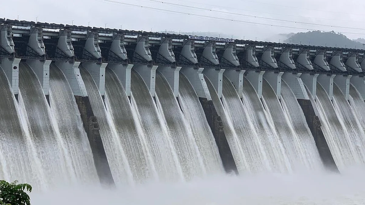 Sardar Sarovar Dam. (File Photo: IANS/PMO)
