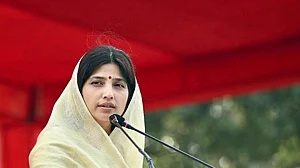 SP's Dimple Yadav leads in Mainpuri