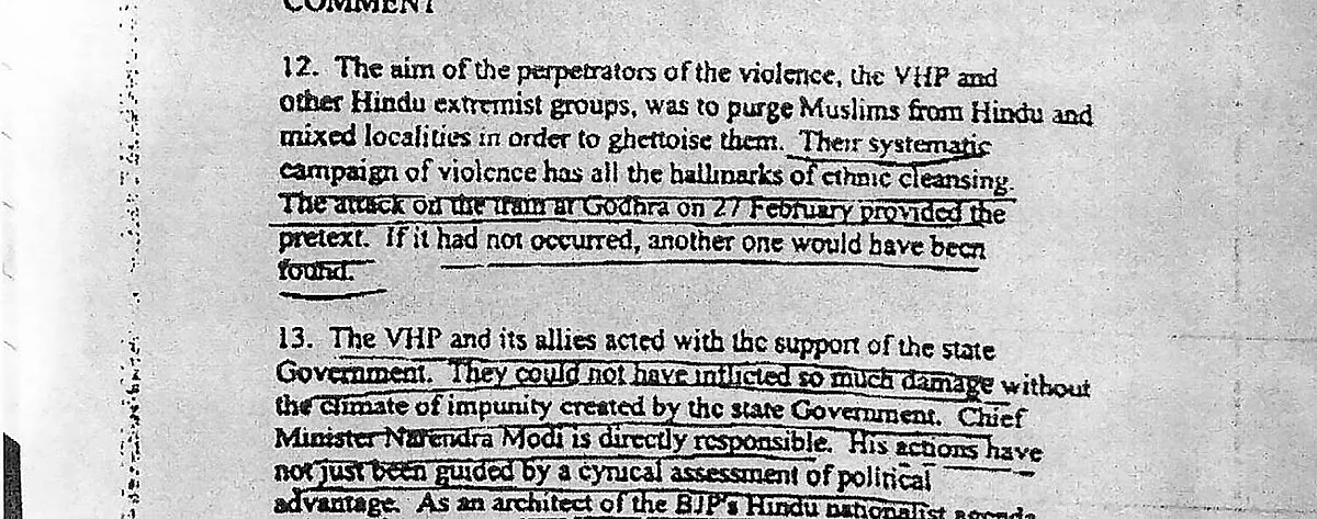 BBC Row: UK govt report states VHP planned Gujarat violence in advance, Godhra a ‘pretext’