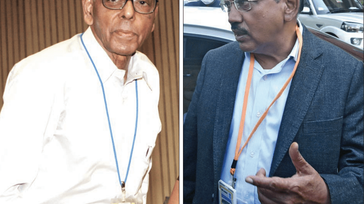 Former National Security Advisor M.K. Narayanan and current NSA Ajit Doval