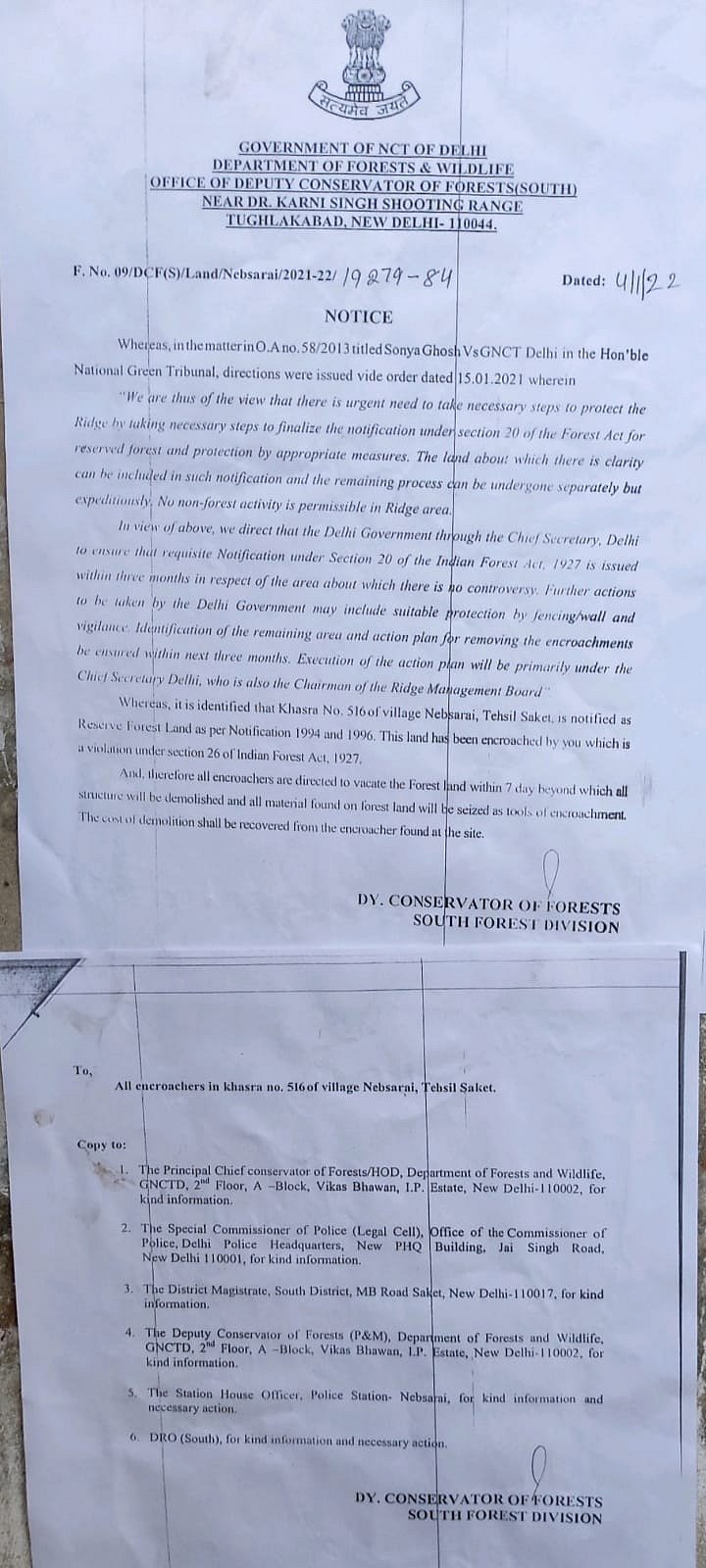 Official apathy, collusion thwart court orders to preserve Delhi ridge, being lost to human avarice