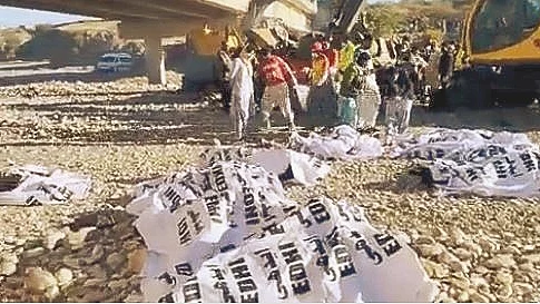 The site of the accident