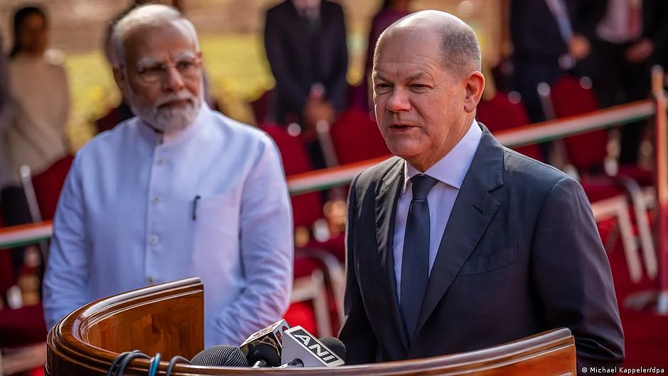 Germany's Scholz arrives in India to 'deepen' ties