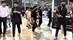 Ram Charan’s Barefoot Journey To Join Keeravani In The US, Will It Fetch RRR The Oscar?
