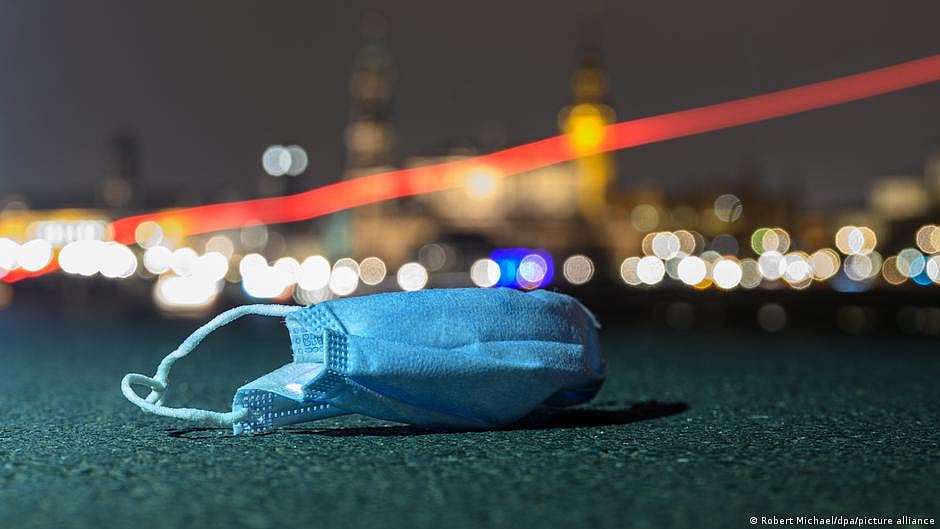 Another Covid-19 death (representative image of discarded surgical mask) 