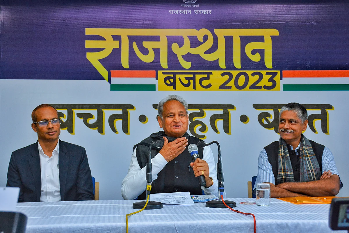 Ashok Gehlot offers jobs, an innovative budget and a tough law on crime