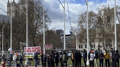 Pro-Khalistan groups take protest to London's Parliament Square