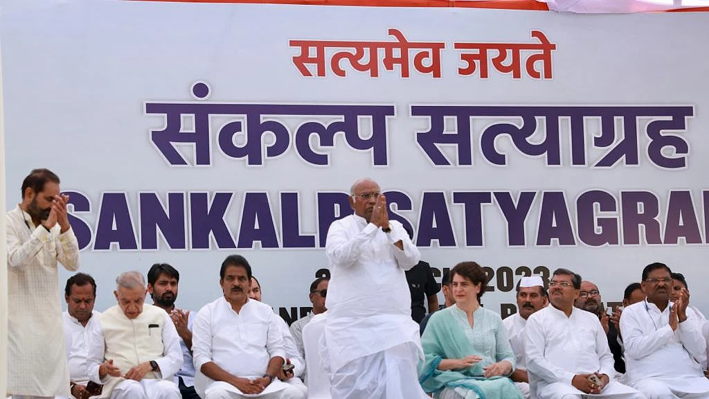 Congress holds Satyagraha across India to protest Rahul Gandhi's disqualification