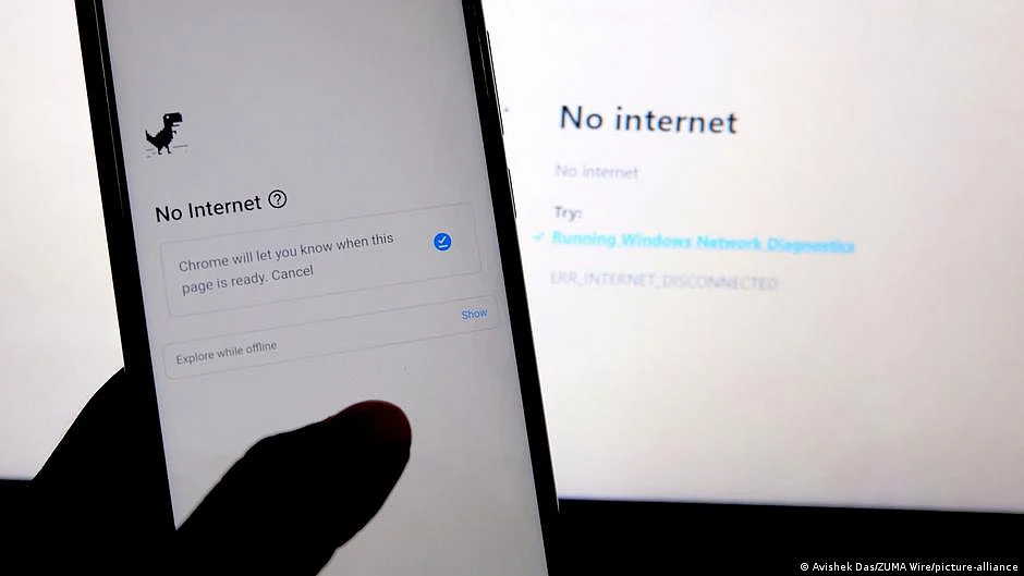 India: 'Internet shutdown capital of the world' (photo: DW)