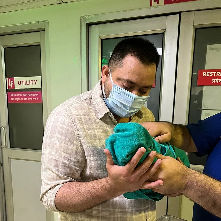 Tejashwi Yadav becomes father, RJD celebrates