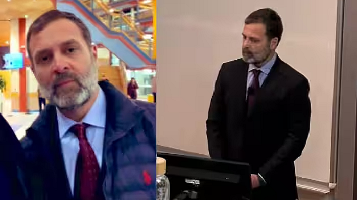Bharat Jodo beard trimmed, short hair and suit: Rahul Gandhi's new look at Cambridge