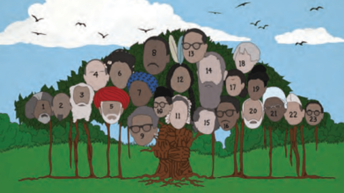 Artist Siddhesh Gautam’s tribute to crusaders for human rights