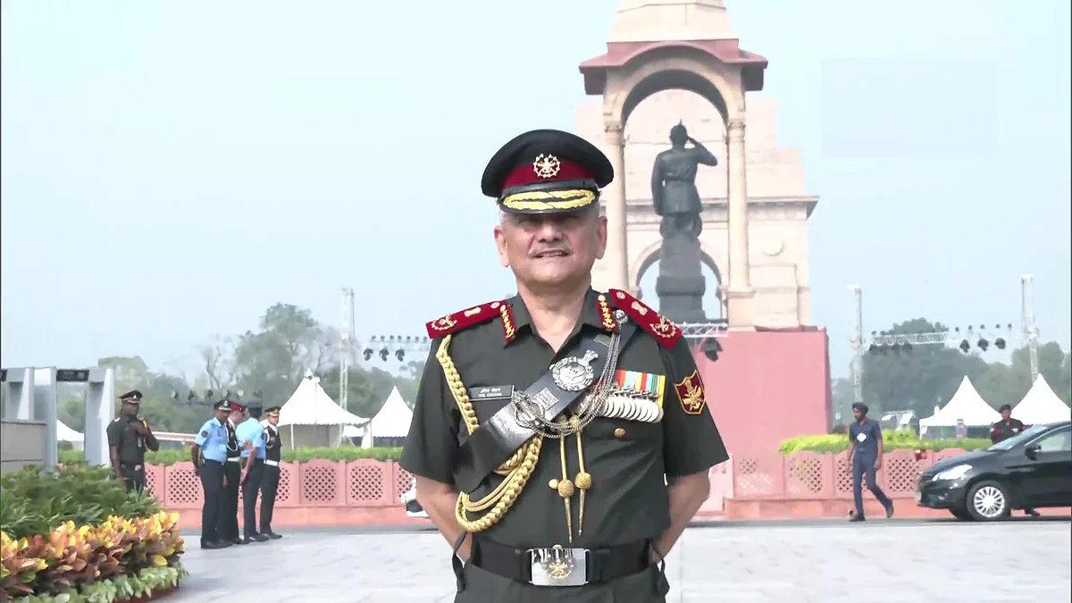 The chip was on Thursday presented to Chief of Defence Staff Gen Anil Chauhan (Source: ANI Photo)