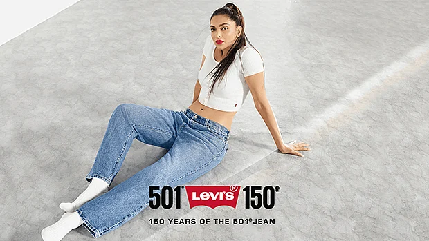 Global brand ambassador Deepika Padukone is the face of the 150 years of the Levi's 501 campaign.