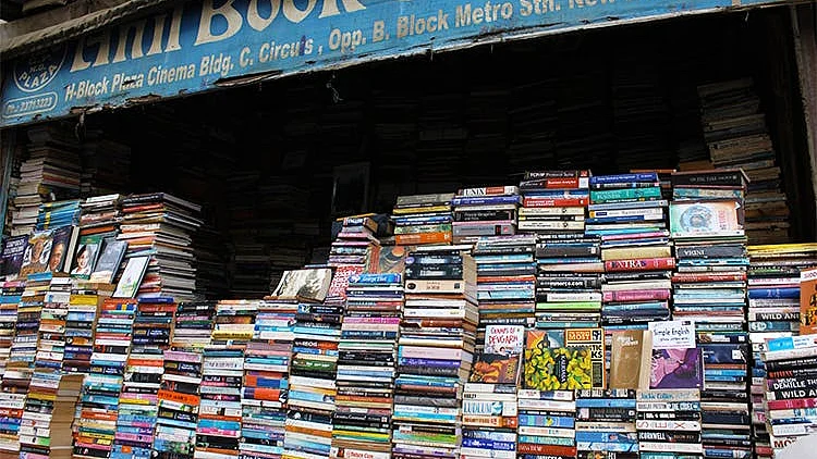 Representative Image; Second hand book stall in Connaught Place, New Delhi.