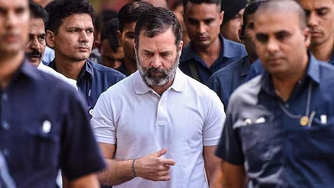 In 2018, during the Karnataka elections, Congress leader Rahul Gandhi alleged home minister Amit Shah's involvement in a murder case (photo: National Herald archives)