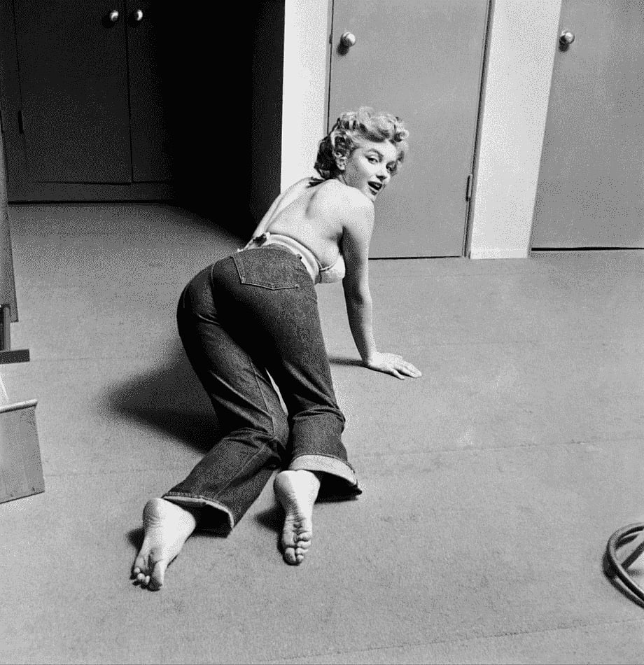 Marilyn Monroe was one of the first women in the 1950s to wear a pair of 501s in The River of No Return.
