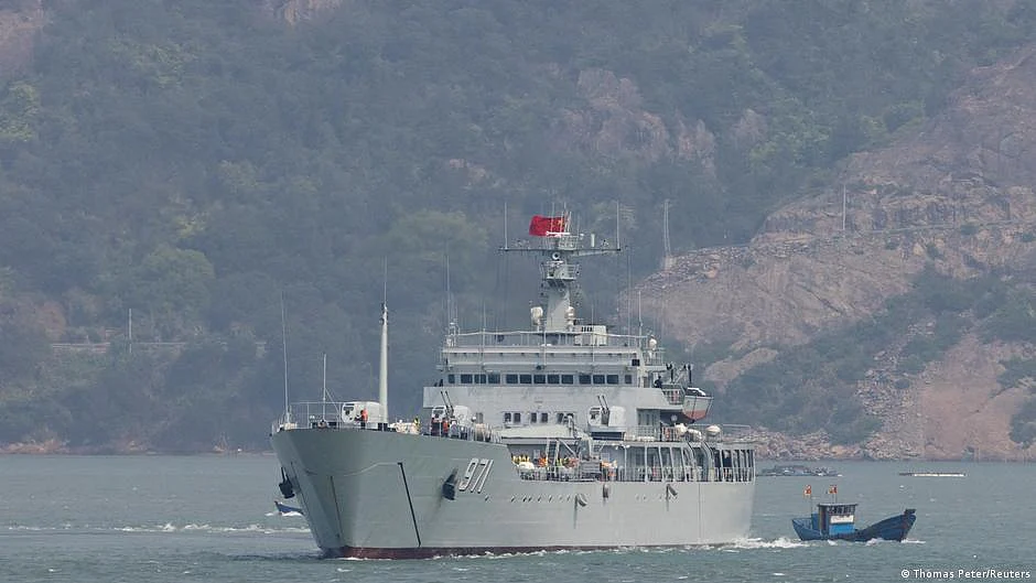 China rehearses blockade of Taiwan as US deploys destroyer