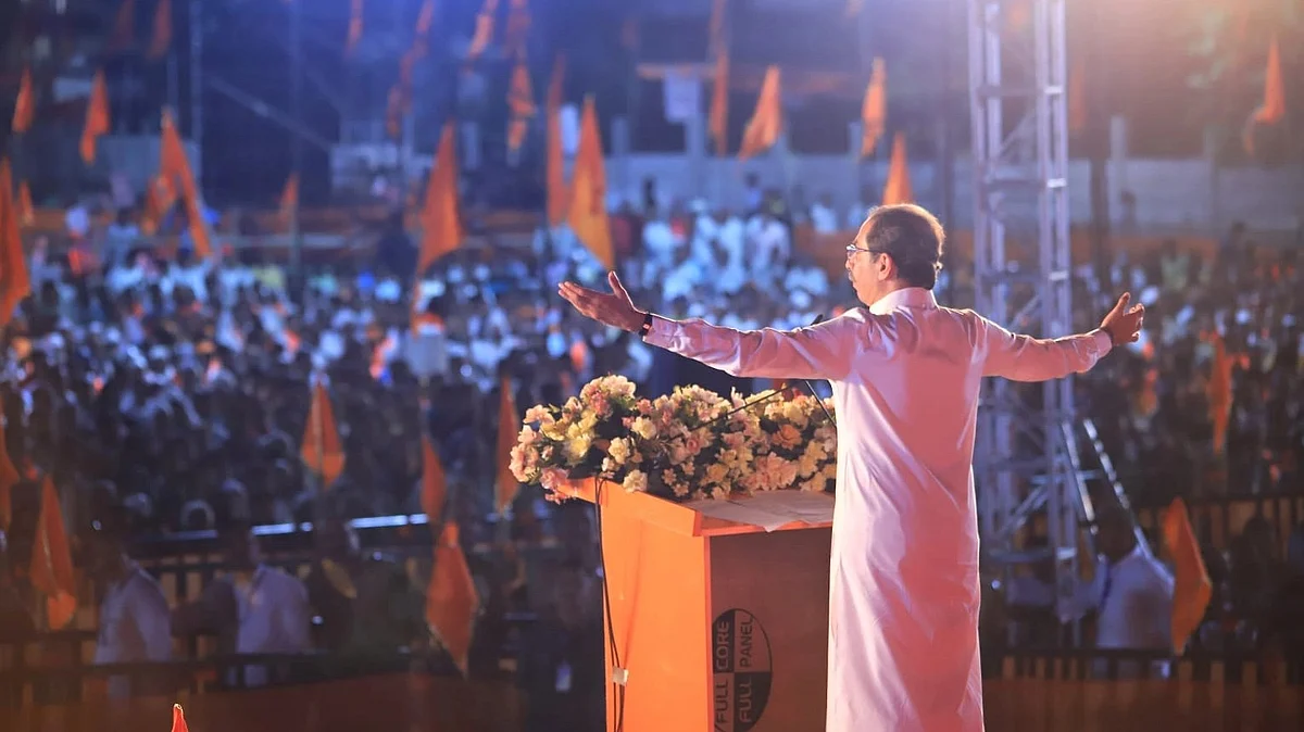 Former Maharashtra CM Uddhav Thackeray at Jalgaon rally 