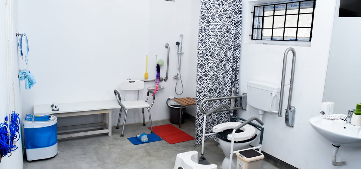 Bathroom area (Photo courtesy The Museum of Possibilities)