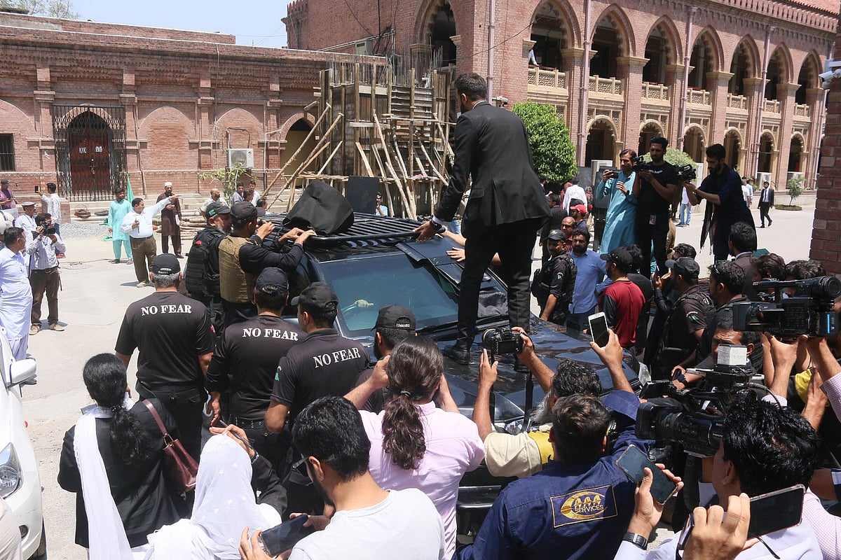 In Photos: Former Pakistani PM Imran Khan arrives at Lahore High Court