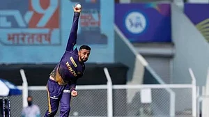 Varun Chakravarthy (Photo Courtesy: Twitter/ @SergioCSKK)