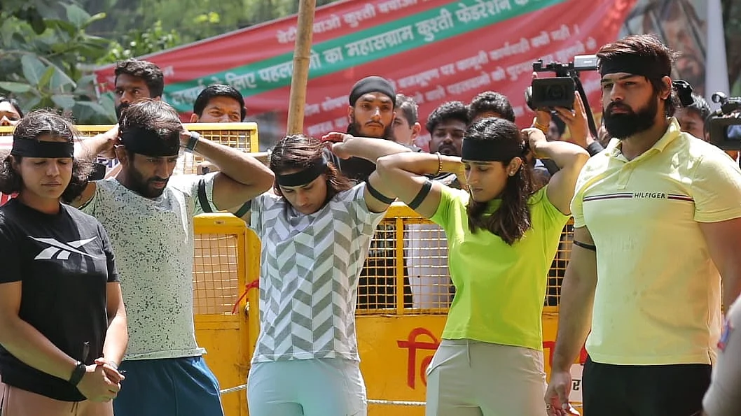 The police have recorded statements from all seven female wrestlers, including the minor. (Photo: Vipin)