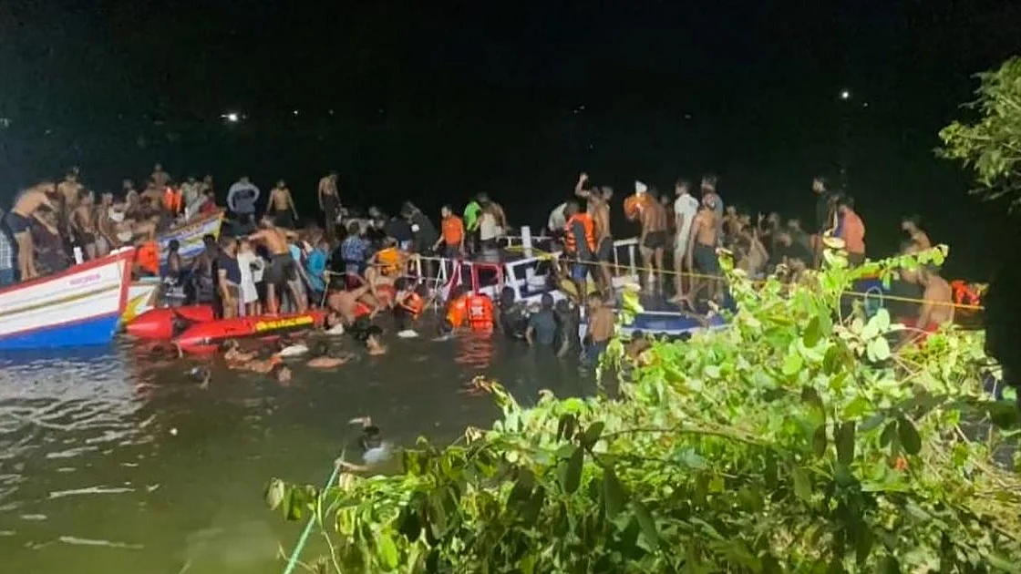 A boat carrying over 30 passengers capsized in Kerala’s Malappuram district on Sunday night, May 7. (Photo Courtesy: PTI)