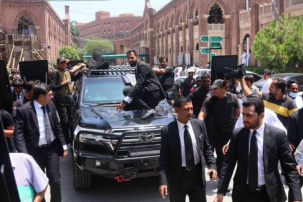 In Photos: Former Pakistani PM Imran Khan arrives at Lahore High Court