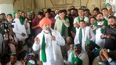 Rakesh Tikait (Photo: IANS)