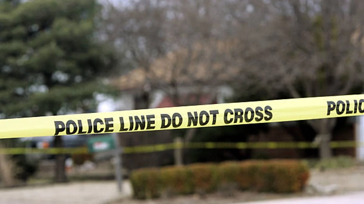 A police tape that reads 'Police Line Do Not Cross' (Getty Images)