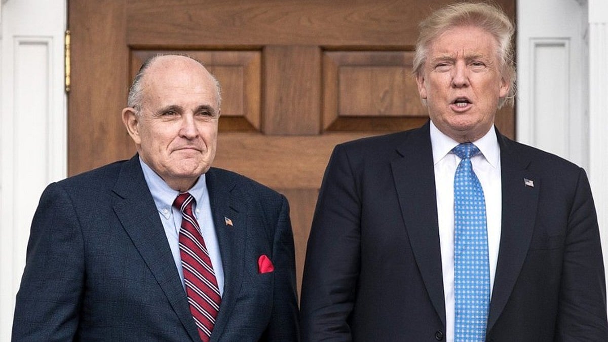 Rudy Giuliani and former President Donald Trump (Photo Courtesy: @krassenstein/Twitter)